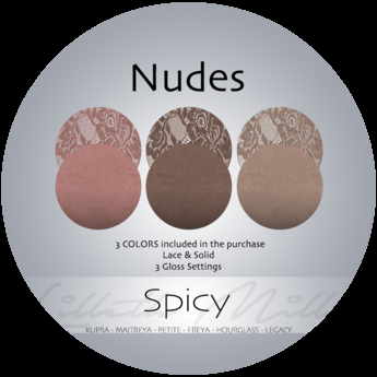 Second Life Marketplace - LM SPICY - Nudes - Bikini Kupra Maitreya